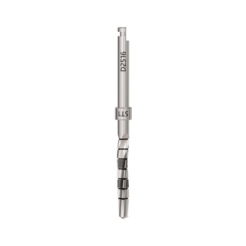 Drill, tapered, D 2.5 mm, L 16 mm.