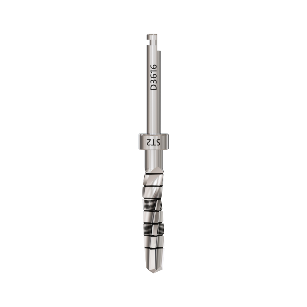Drill, tapered, D 3.6 mm, L 16 mm.
